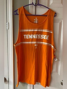 Men’s Fanatics Orange and White Sleeveless Team Tank- Tennessee Vols